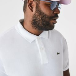 Polos | LACOSTE Polo Homme Lacoste En Petit Pique De Coton Uni - Grande Taille - Big