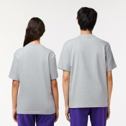 T-Shirts | LACOSTE T-Shirt Relaxed Fit Avec Imprime Signature