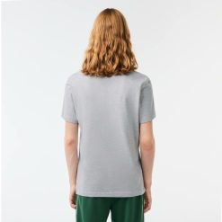 T-Shirts | LACOSTE T-Shirt Imprime Signature En Jersey De Coton