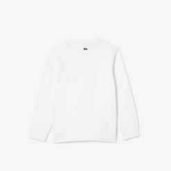 Vetements Fille | LACOSTE Sweatshirt Avec Imprime Iconique En Coton