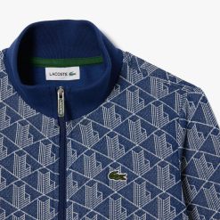 Vetements Fille | LACOSTE Sweatshirt Zippe Avec Monogramme Et Col Montant