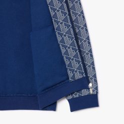 Vetements Fille | LACOSTE Sweatshirt Zippe Avec Monogramme Et Col Montant