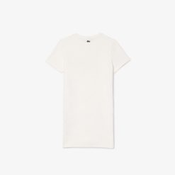 Vetements Fille | LACOSTE Robe T-Shirt Siglee En Eponge