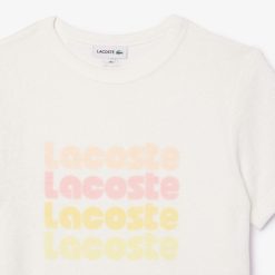 Vetements Fille | LACOSTE Robe T-Shirt Siglee En Eponge