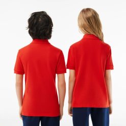 Vetements Fille | LACOSTE Polo Enfant Lacoste Regular Fit En Petit Pique Uni