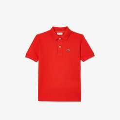 Vetements Fille | LACOSTE Polo Enfant Lacoste Regular Fit En Petit Pique Uni