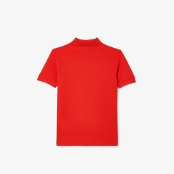 Vetements Fille | LACOSTE Polo Enfant Lacoste Regular Fit En Petit Pique Uni