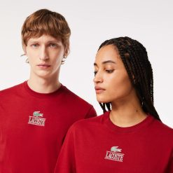 T-Shirts | LACOSTE T-Shirt Regular Fit Avec Marquage En Jersey De Coton