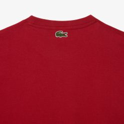 T-Shirts | LACOSTE T-Shirt Regular Fit Avec Marquage En Jersey De Coton