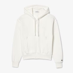 Sweatshirts | LACOSTE Sweatshirt Zippe Jogger En Molleton Gratte