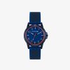 Accessoires | LACOSTE Montre 3 Aiguilles Rider Bracelet En Silicone Avec Imprime Bleu Marine