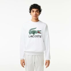 Sweatshirts | LACOSTE Sweatshirt Classic Fit En Molleton De Coton