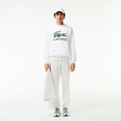 Sweatshirts | LACOSTE Sweatshirt Classic Fit En Molleton De Coton