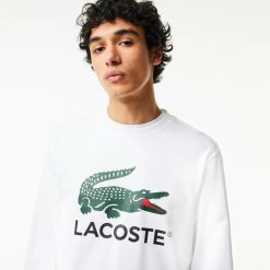 Sweatshirts | LACOSTE Sweatshirt Classic Fit En Molleton De Coton