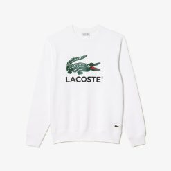 Sweatshirts | LACOSTE Sweatshirt Classic Fit En Molleton De Coton