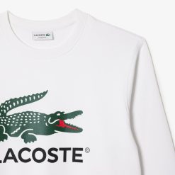 Sweatshirts | LACOSTE Sweatshirt Classic Fit En Molleton De Coton