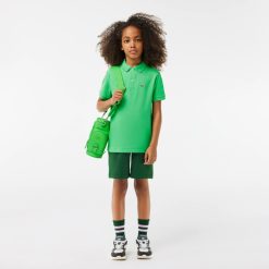 Vetements Fille | LACOSTE Polo Enfant Lacoste Regular Fit En Petit Pique Uni