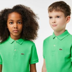 Vetements Fille | LACOSTE Polo Enfant Lacoste Regular Fit En Petit Pique Uni