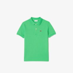 Vetements Fille | LACOSTE Polo Enfant Lacoste Regular Fit En Petit Pique Uni