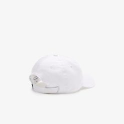 Chapeaux & Casquettes | LACOSTE Casquette Unie Ajustable Lacoste En Twill De Coton Biologique