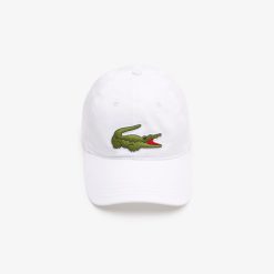 Chapeaux & Casquettes | LACOSTE Casquette Unie Ajustable Lacoste En Twill De Coton Biologique