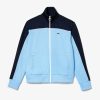 Survetements | LACOSTE Sweatshirt Zippe Paris Color-Block En Interlock Pique