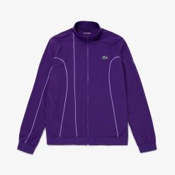 Vetements De Sport | LACOSTE Veste D'Apres Match Homme Lacoste Sport X Novak Djokovic