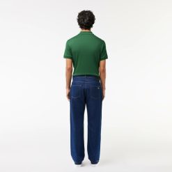 Pantalons & Shorts | LACOSTE Jean 5 Poches Straight Fit Indigo