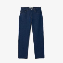 Pantalons & Shorts | LACOSTE Jean 5 Poches Straight Fit Indigo