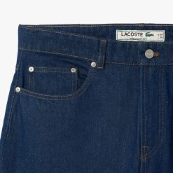 Pantalons & Shorts | LACOSTE Jean 5 Poches Straight Fit Indigo