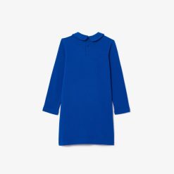 Vetements Fille | LACOSTE Robe Polo Avec Crocodiles Et Ouverture Au Dos