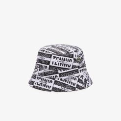 Chapeaux & Casquettes | LACOSTE Bob Reversible Imprime En Coton