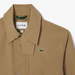 Manteaux & Vestes | LACOSTE Parka Courte Deperlante A Boutons Pressions