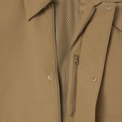 Manteaux & Vestes | LACOSTE Parka Courte Deperlante A Boutons Pressions