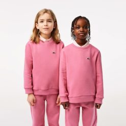 Vetements Fille | LACOSTE Sweatshirt Enfant Lacoste En Molleton De Coton Biologique