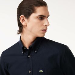 Chemises | LACOSTE Chemise Regular Fit Oxford En Coton