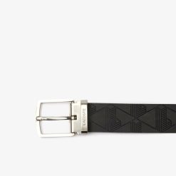 Ceintures | LACOSTE Coffret Ceinture En Cuir Avec 2 Boucles Siglees