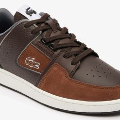 Sneakers | LACOSTE Sneakers Court Cage Homme En Mix Matieres