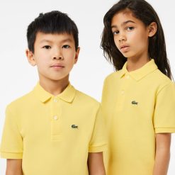 Vetements Fille | LACOSTE Polo Enfant Lacoste Regular Fit En Petit Pique Uni