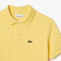 Vetements Fille | LACOSTE Polo Enfant Lacoste Regular Fit En Petit Pique Uni