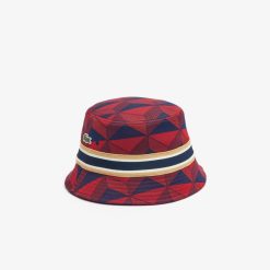 Chapeaux & Casquettes | LACOSTE Bob En Interlock Jacquard Avec Motif Graphique