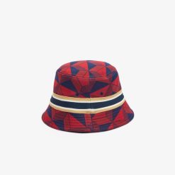 Chapeaux & Casquettes | LACOSTE Bob En Interlock Jacquard Avec Motif Graphique