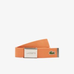 Ceintures | LACOSTE Ceinture Sangle Boucle Gravee Lacoste Edition Made In France