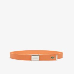 Ceintures | LACOSTE Ceinture Sangle Boucle Gravee Lacoste Edition Made In France