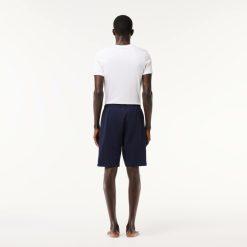 Sous-Vetements & Vetements D'Interieur | LACOSTE Short D'Interieur En Molleton De Coton Uni Avec Crocodile Velours