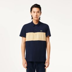 Polos | LACOSTE Polo Color-Block Regular Fit En Mini Pique Stretch