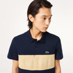 Polos | LACOSTE Polo Color-Block Regular Fit En Mini Pique Stretch