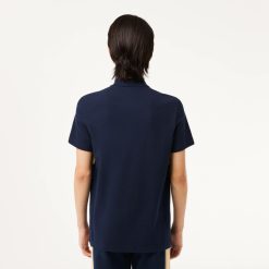 Polos | LACOSTE Polo Color-Block Regular Fit En Mini Pique Stretch