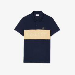 Polos | LACOSTE Polo Color-Block Regular Fit En Mini Pique Stretch