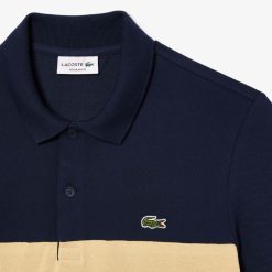 Polos | LACOSTE Polo Color-Block Regular Fit En Mini Pique Stretch